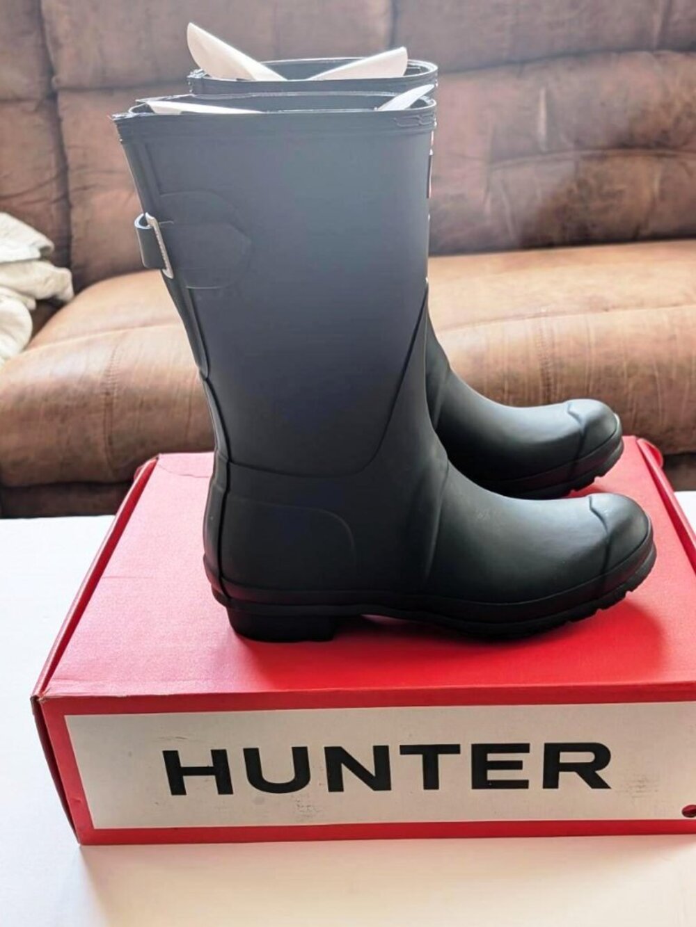 Hunter Women's Original Short Back Adjustable Boot, Size 7 - New in Box - Picture 2 of 5